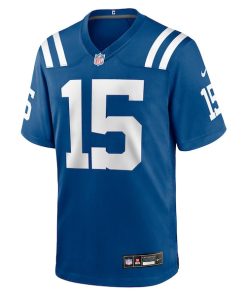 Alternative view of Riley Leonard Indianapolis Colts Nike Team Game Jersey -  Royal