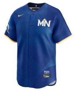 Alternative view of Minnesota Twins Nike City Connect Limited Jersey - Royal