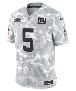 Alternative view of Kayvon Thibodeaux New York Giants Nike 2024 Salute to Service Limited Jersey - Arctic Camo