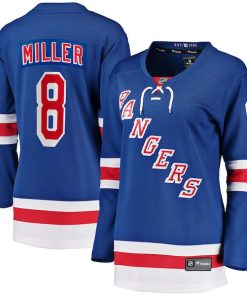 J.T. Miller New York Rangers  Women's Home Breakaway Player Jersey - Blue