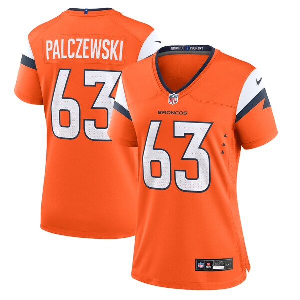 Alex Palczewski Denver Broncos Nike Women's Team Game Jersey - Orange - Image 4