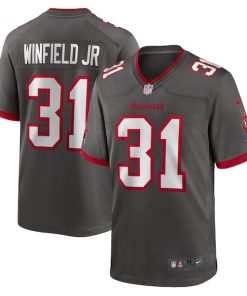 Antoine Winfield Jr. Tampa Bay Buccaneers Nike Game Jersey - Pewter/Red