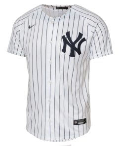 Alternative view of New York Yankees Nike Youth Home Blank Limited Baseball Jersey - White