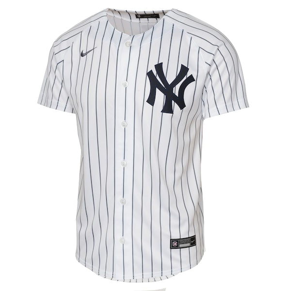 New York Yankees Nike Youth Home Blank Limited Baseball Jersey - White - Image 2