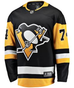 Alternative view of Stuart Skinner Pittsburgh Penguins  Home Breakaway Jersey - Black