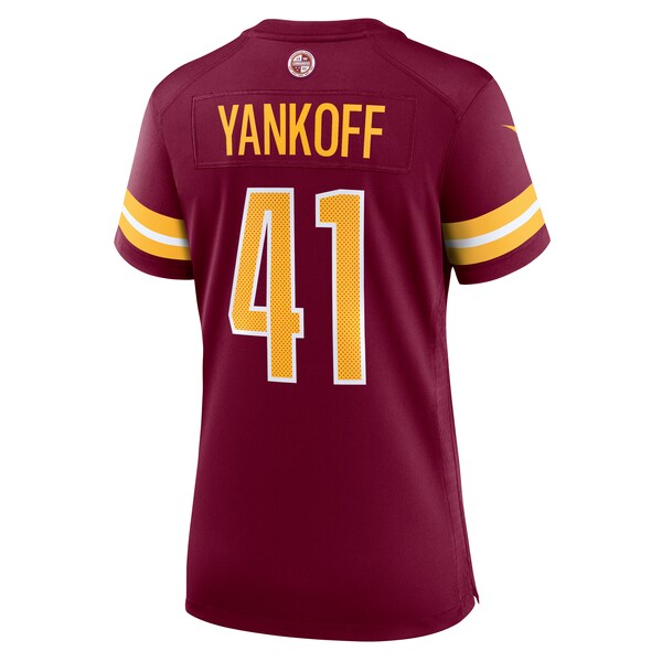 Colson Yankoff Washington Commanders Nike Women's Game Jersey - Burgundy - Image 3