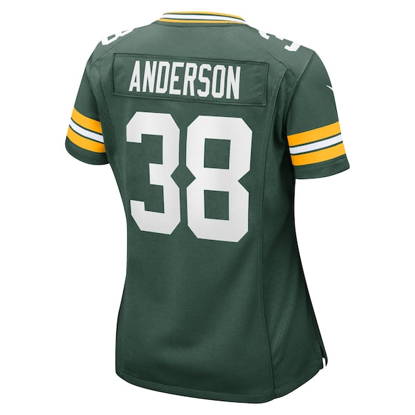 Zayne Anderson Green Bay Packers Nike Women's Team Game Jersey - Green - Image 3