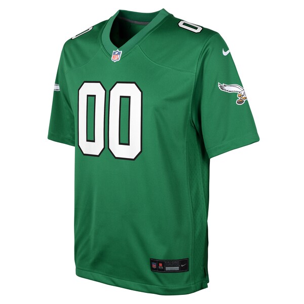Philadelphia Eagles Nike Youth Alternate Custom Game Jersey - Kelly Green - Image 2