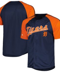 Detroit Tigers Stitches Team Raglan Sleeve Jersey - Navy