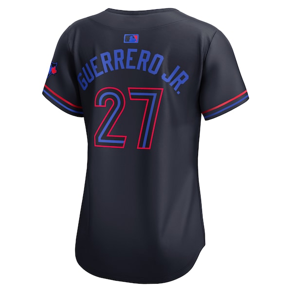 Vladimir Guerrero Jr. Toronto Blue Jays Nike Women's 2024 City Connect Limited Player Jersey - Navy - Image 3