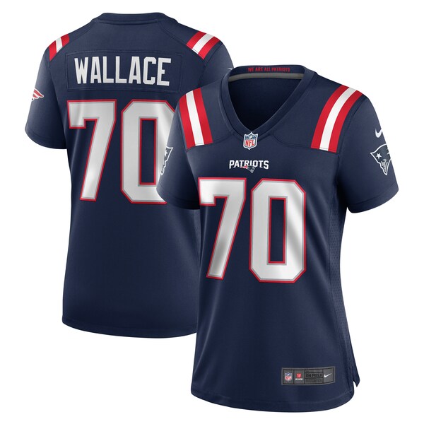 Caedan Wallace New England Patriots Nike Women's Game Jersey - Navy - Image 2
