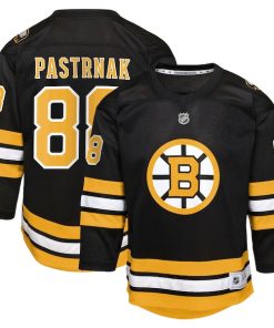 David Pastrnak Boston Bruins Youth Home Replica Player Jersey - Black