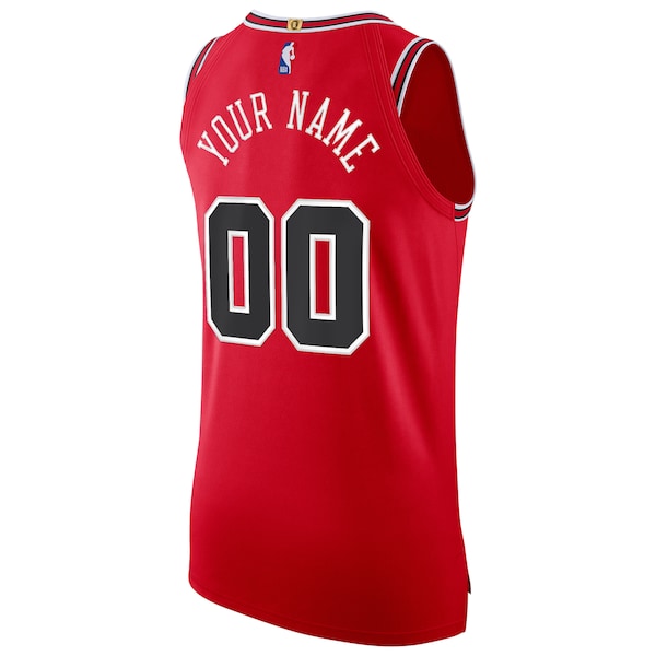 Chicago Bulls Nike Authentic Custom Jersey Red - Icon Edition - Image 3
