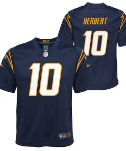 Justin Herbert Los Angeles Chargers Nike Youth Game Jersey - Navy/Powder Blue/Royal/White