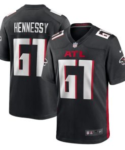 Matt Hennessy Atlanta Falcons Nike Team Game Jersey -  Black