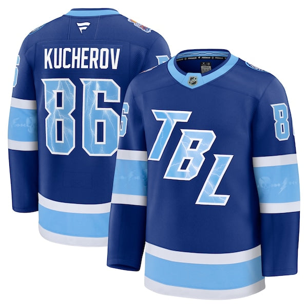Nikita Kucherov Tampa Bay Lightning 2026 NHL Stadium Series Premium Jersey - Blue