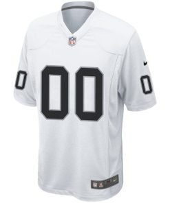 Alternative view of Las Vegas Raiders Nike Custom Game Jersey - White