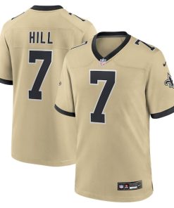 Taysom Hill New Orleans Saints Nike Gameday Golds Alternate Game Player Jersey - Gold/Black
