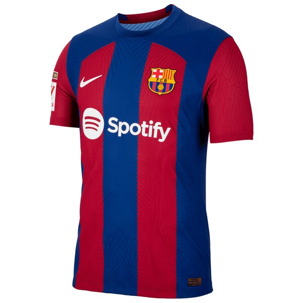 Robert Lewandowski Barcelona Nike 2023/24 Home Authentic Jersey - Royal/Aqua/White - Image 8
