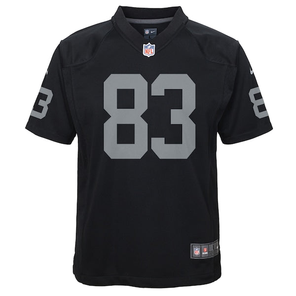 Darren Waller Las Vegas Raiders Nike Youth Game Jersey - Black/White - Image 3