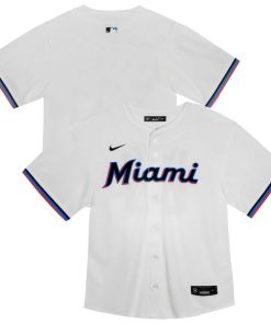 Miami Marlins Nike Youth Home Game Jersey - White