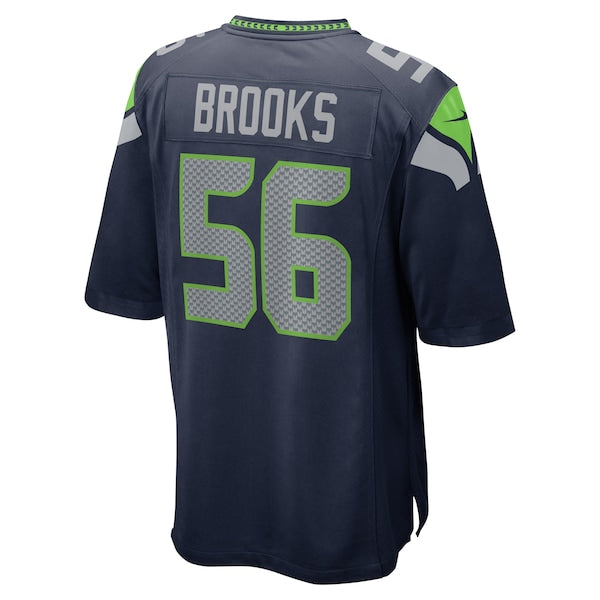 Jordyn Brooks Seattle Seahawks Nike Player Game Jersey - College Navy - Image 3
