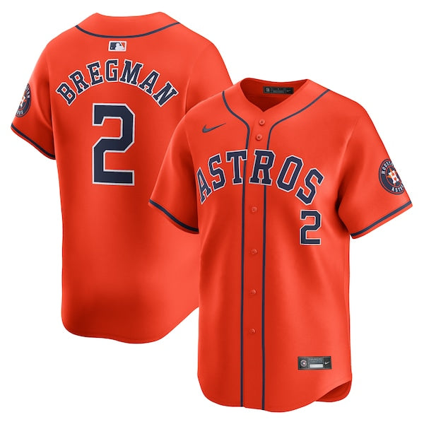Alex Bregman Houston Astros Nike Alternate Limited Player Jersey?ยจC Orange