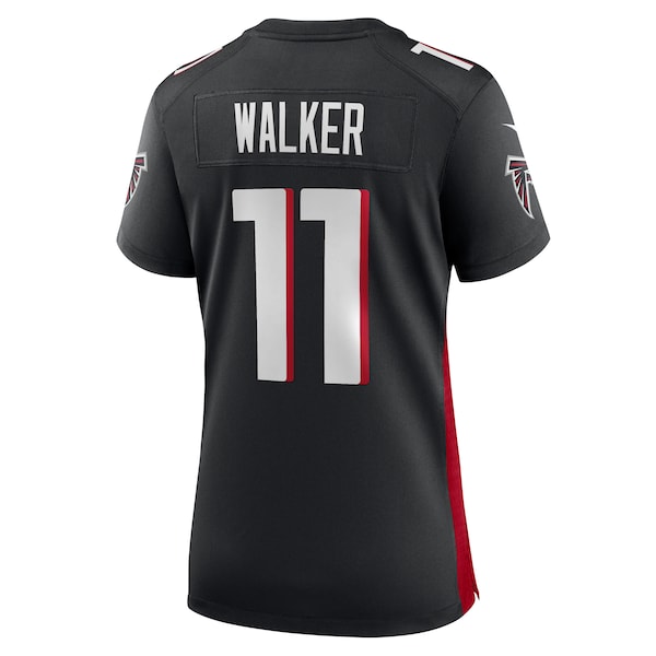 Jalon Walker Atlanta Falcons Nike Women's Team Game Jersey - Black - Image 3