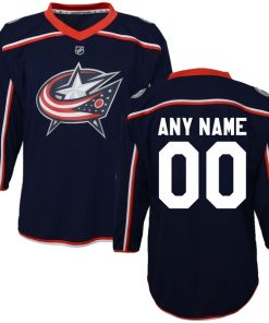 Columbus Blue Jackets Preschool Home Replica Custom Jersey - Navy
