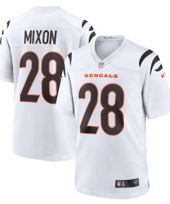 Joe Mixon Cincinnati Bengals Nike Away Game Player Jersey - White/Orange