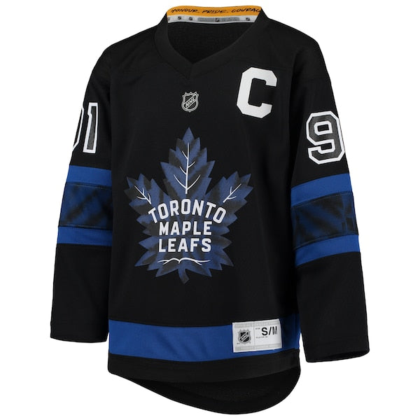 John Tavares Toronto Maple Leafs Youth Alternate Replica Player Jersey - Black - Image 3