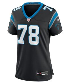Alternative view of Jayden Peevy Carolina Panthers Nike Women's  Game Jersey -  Black