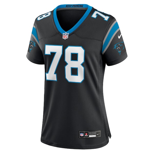 Jayden Peevy Carolina Panthers Nike Women's Game Jersey - Black - Image 2