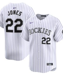 Nolan Jones Colorado Rockies Nike Home Limited Player Jersey - White