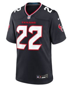 Alternative view of Jacob Phillips Houston Texans Nike Game Jersey -  Navy