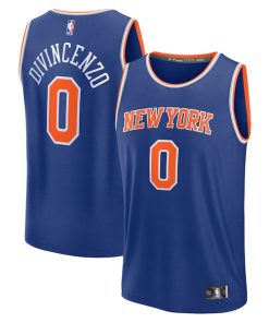 Donte DiVincenzo New York Knicks  Fast Break Replica Player Jersey - Icon Edition - Royal