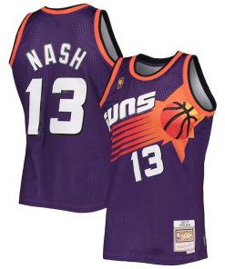 Steve Nash Phoenix Suns 1996/97 Hardwood Classics Swingman Jersey - Purple