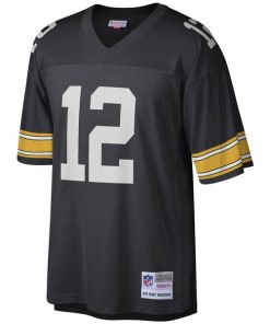 Alternative view of Terry Bradshaw Pittsburgh Steelers Legacy Replica Jersey - Black