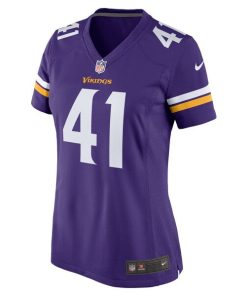Alternative view of Austin Bryant Minnesota Vikings Nike Women's  Game Jersey -  Purple