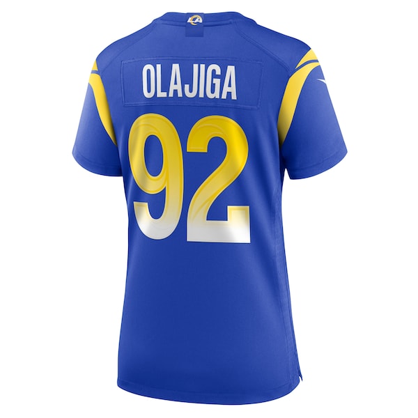 David Olajiga Los Angeles Rams Nike Women's Team Game Jersey - Royal - Image 3