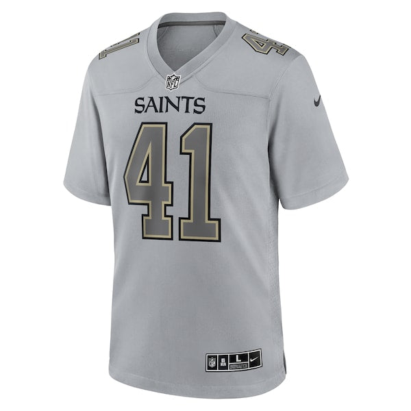 Alvin Kamara New Orleans Saints Nike Atmosphere Fashion Game Jersey - Gray - Image 2