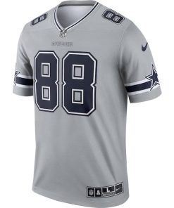 Alternative view of CeeDee Lamb Dallas Cowboys Nike Inverted Legend Jersey - Gray