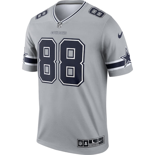 CeeDee Lamb Dallas Cowboys Nike Inverted Legend Jersey - Gray - Image 2