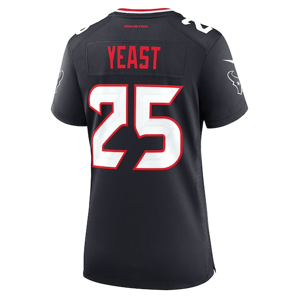 Russ Yeast Houston Texans Nike Women's Team Game Jersey - Navy - Image 3
