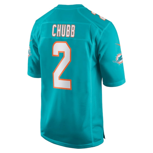 Bradley Chubb Miami Dolphins Nike Game Player Jersey - Aqua - Image 3