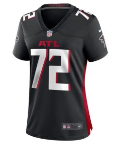 Alternative view of LaCale London Atlanta Falcons Nike Women's  Game Jersey -  Black