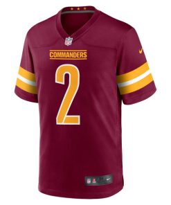 Alternative view of Dyami Brown Washington Commanders Nike Player Game Jersey - Burgundy