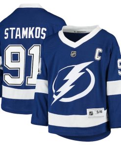 Steven Stamkos Tampa Bay Lightning Youth Home Replica Player Jersey - Blue
