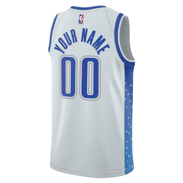 Orlando Magic Nike Unisex 2025/26 City Edition Swingman Custom Jersey - Silver - Image 3