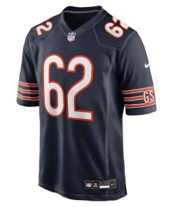 Alternative view of Joe Thuney Chicago Bears Nike Team Game Jersey -  Navy